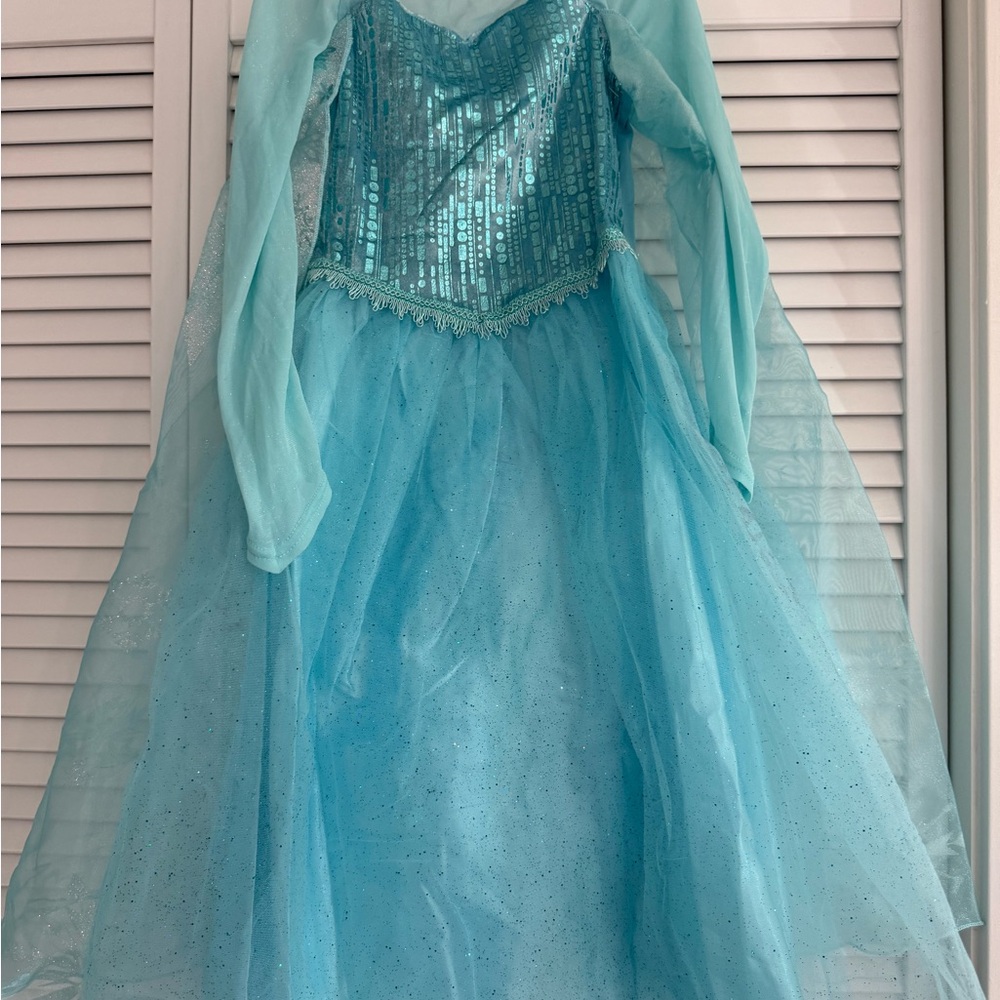 Frozen Elsa Sparkle Princess Kids Costume Dress